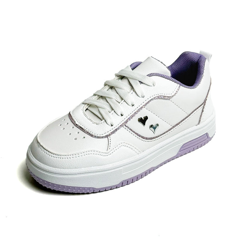 Tenis casual - 010-2 Blanco / Lila