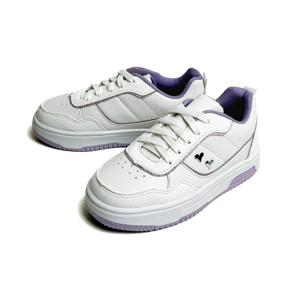 Tenis casual - 010-2 Blanco / Lila