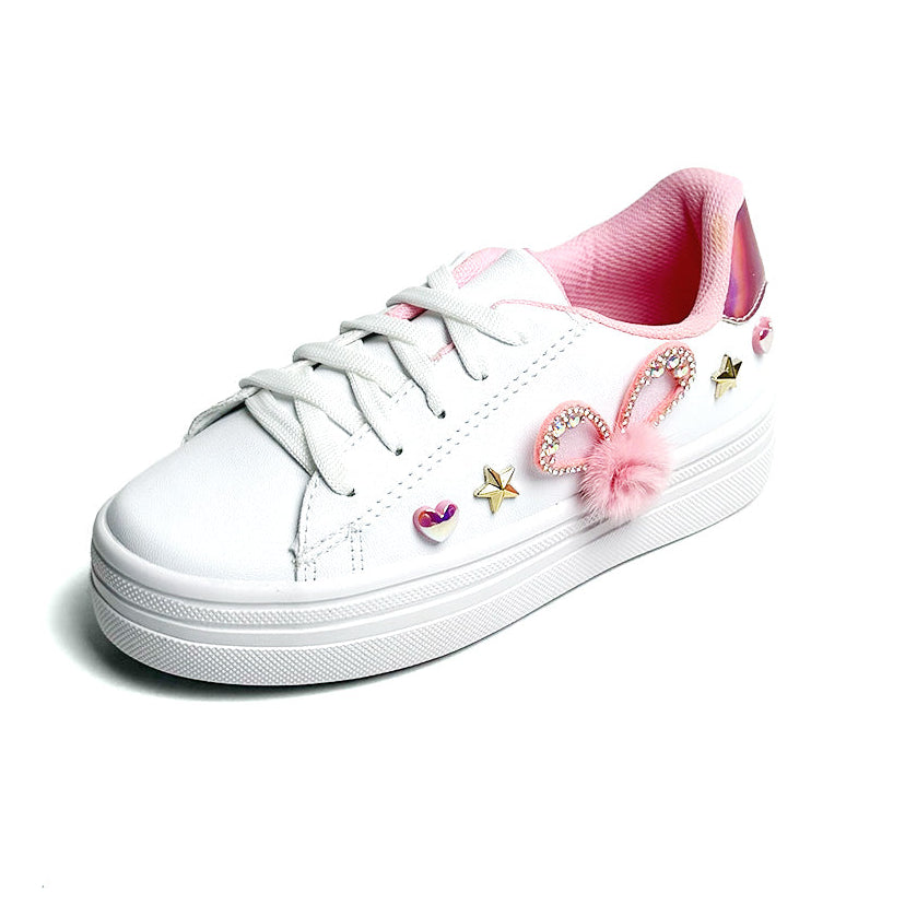 Tenis casual - 16 Blanco / Rosa