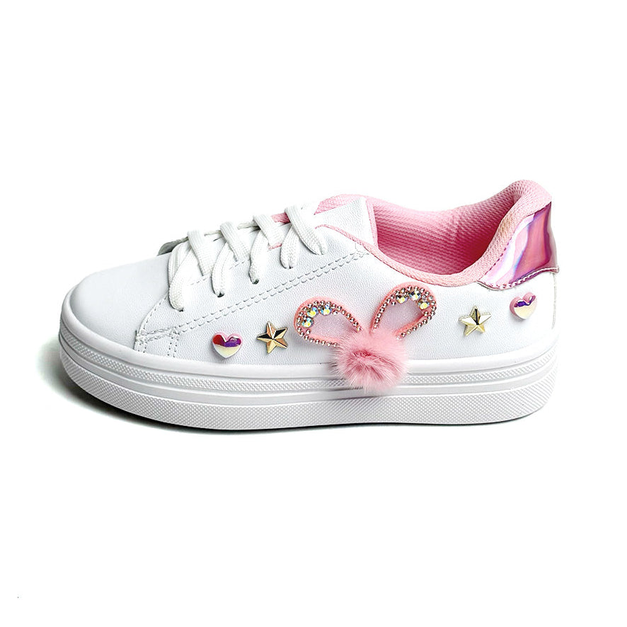 Tenis casual - 16 Blanco / Rosa
