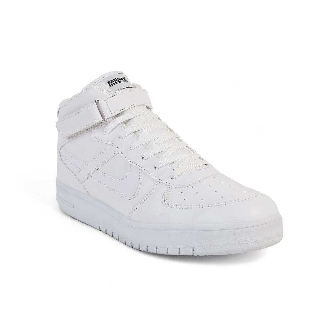 Tenis casual de bota - 10301 Blanco