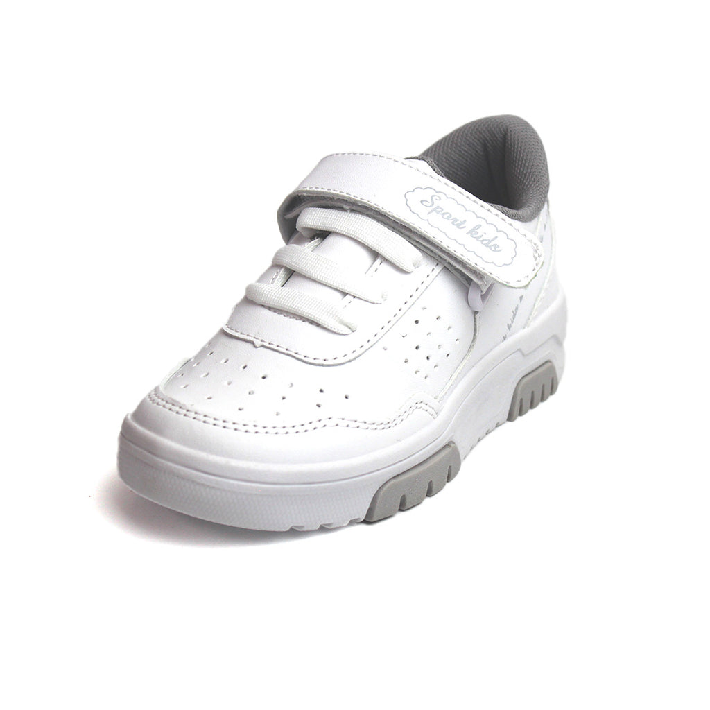 Tenis casual - 8 Blanco / Gris