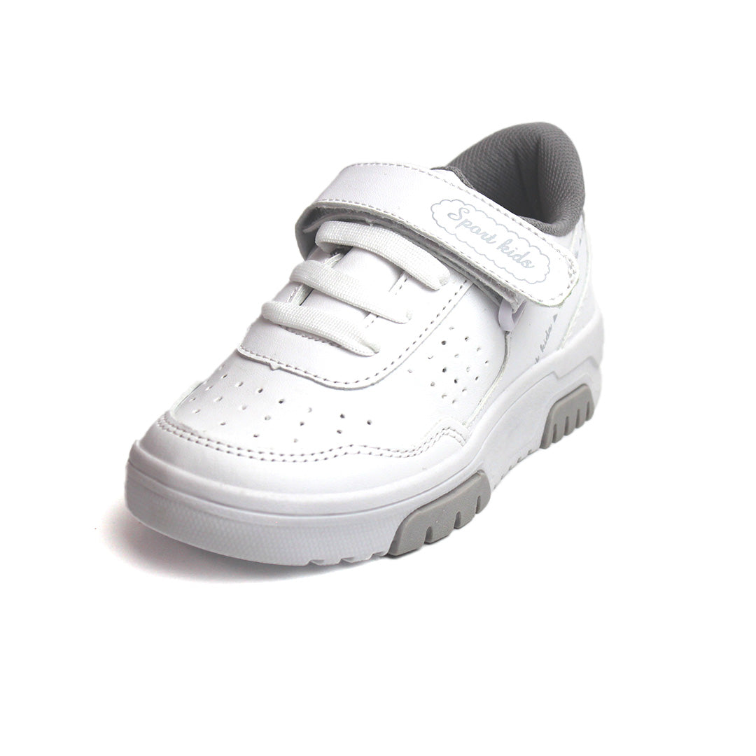 Tenis casual - 8 Blanco / Gris
