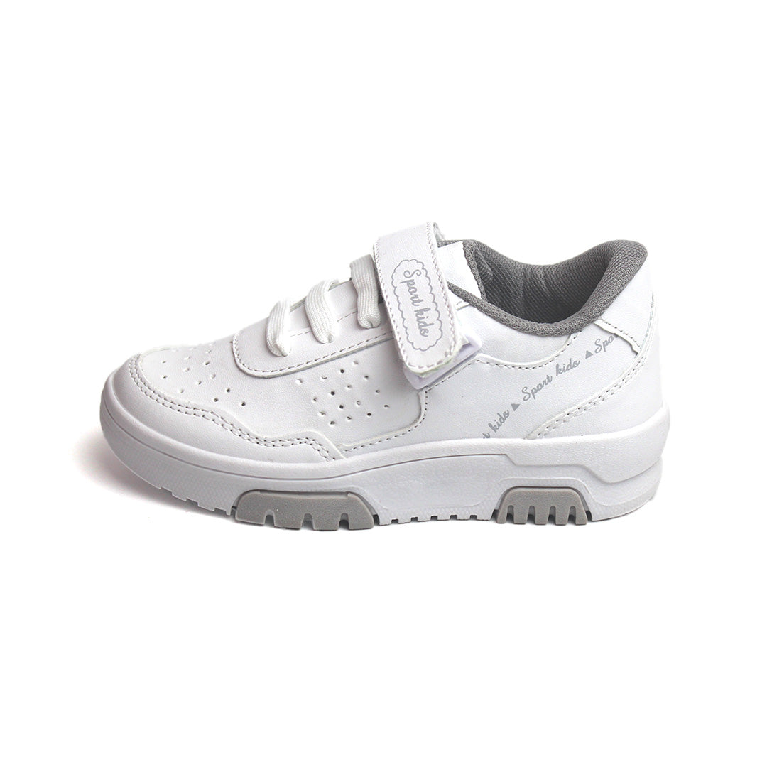 Tenis casual - 8 Blanco / Gris