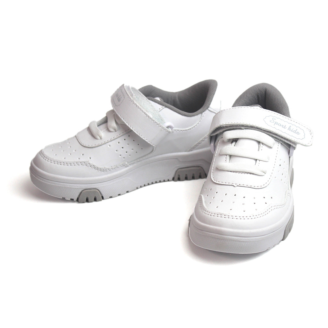 Tenis casual - 8 Blanco / Gris