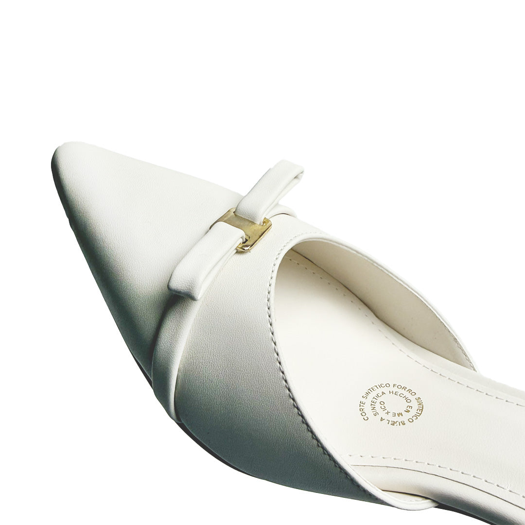 Zapatilla tacón medio Daniel García - 2056 Latte