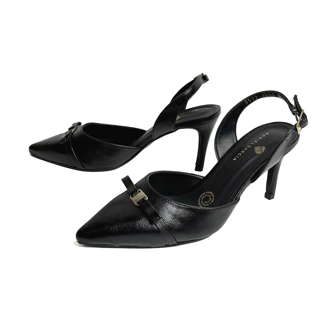 Zapatilla tacón medio Daniel García - 2056 Negro