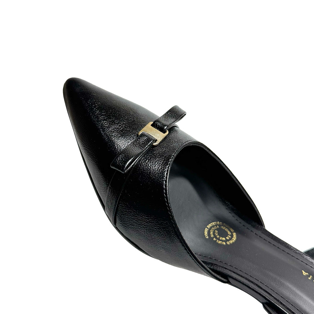 Zapatilla tacón medio Daniel García - 2056 Negro