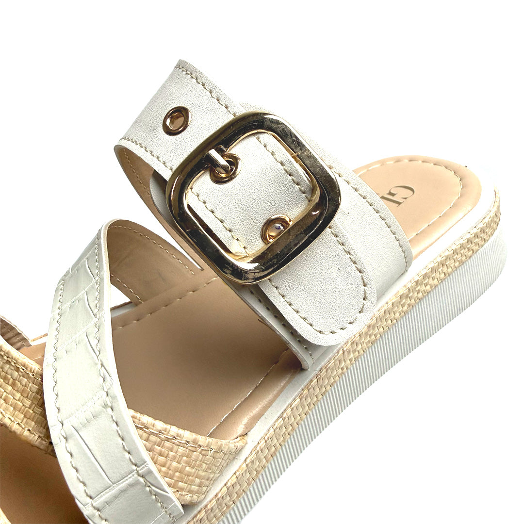 Huarache plataforma pequeña - 2625 Latte
