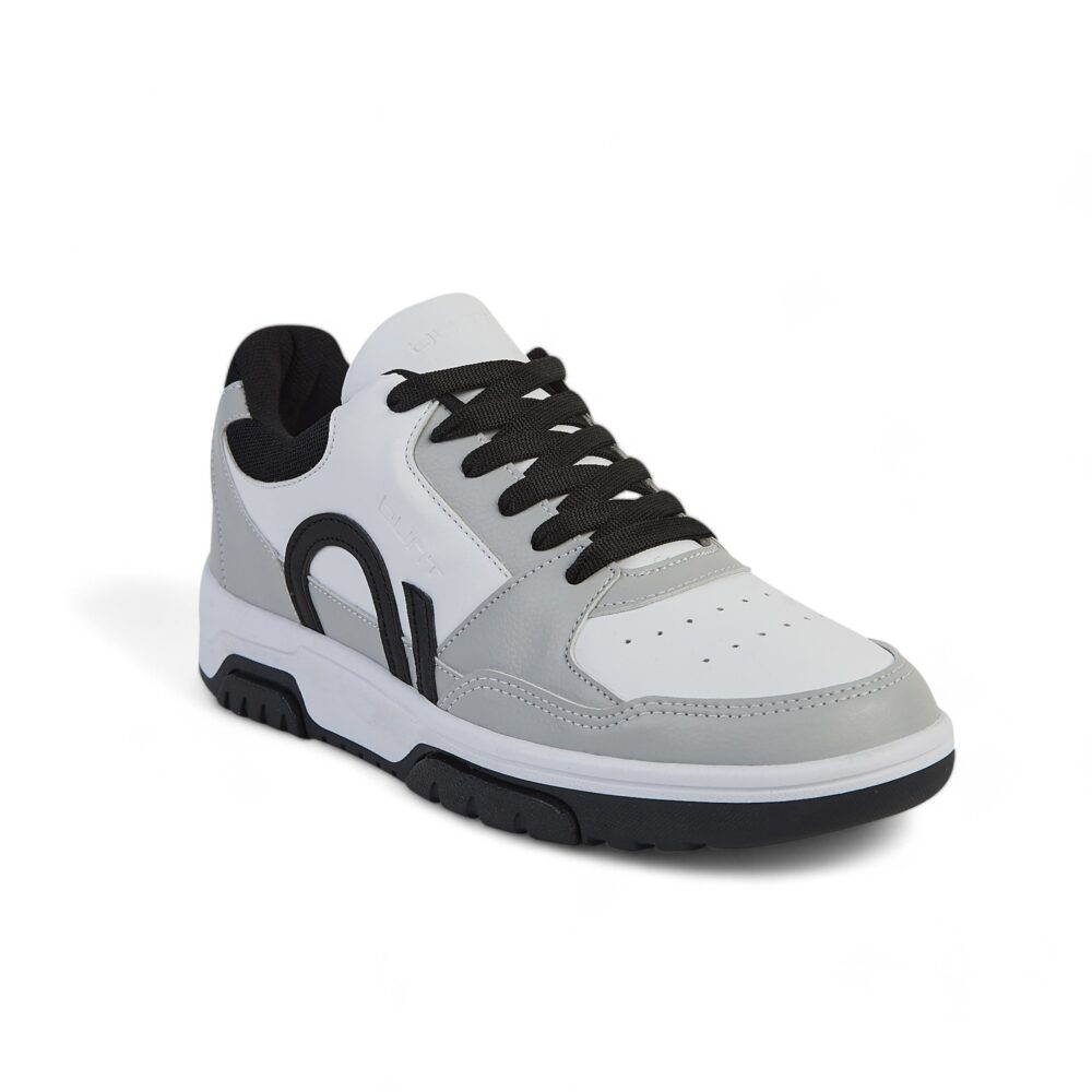 Tenis casual Bunt - 221-1 Gris / Blanco / Negro