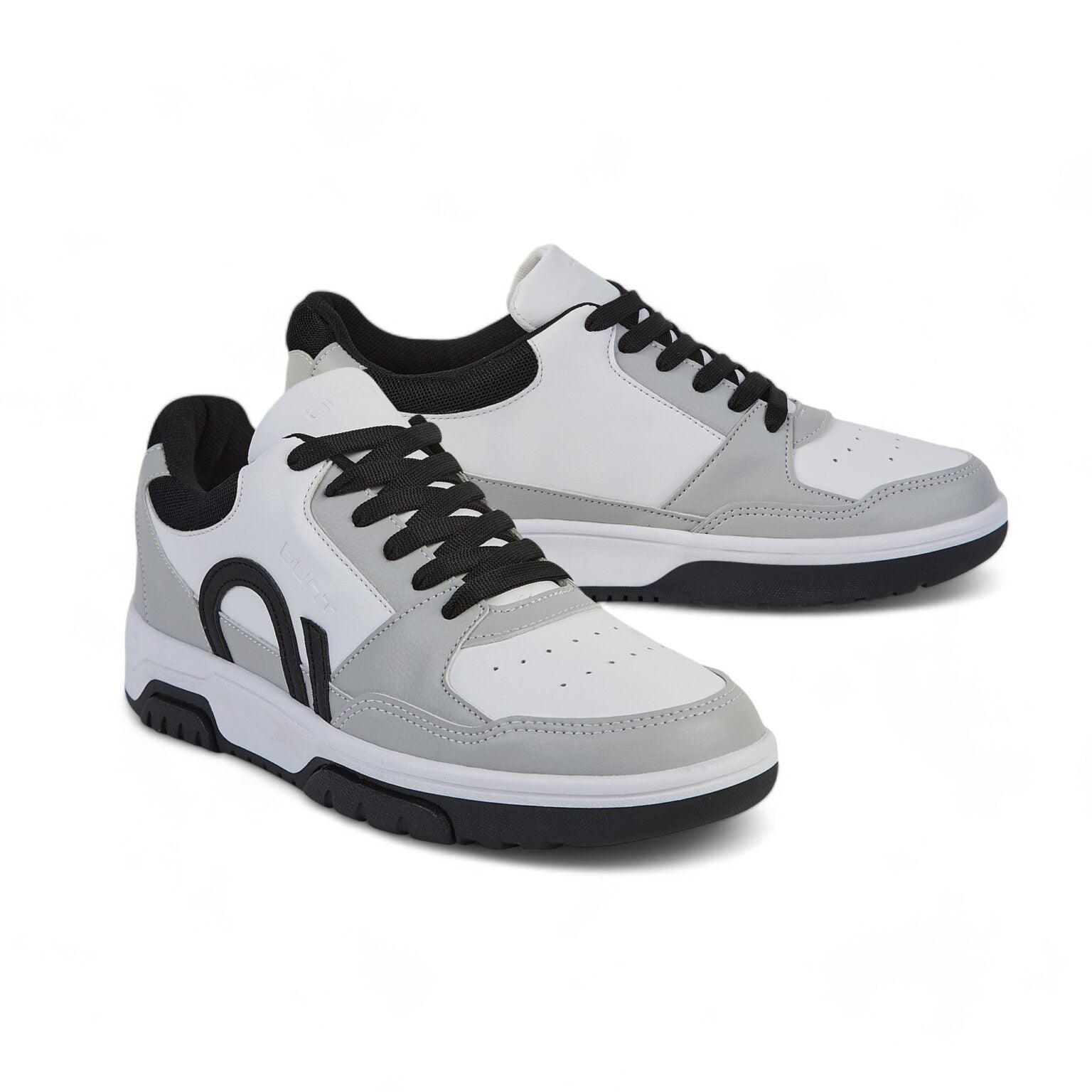 Tenis casual Bunt - 221-1 Gris / Blanco / Negro