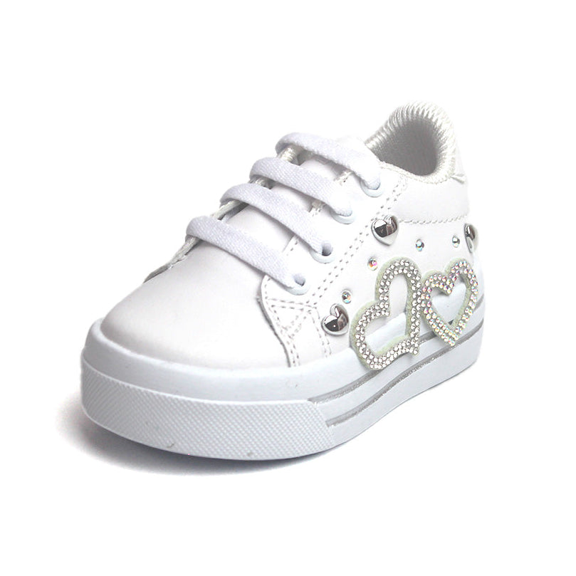 Tenis casual - 740 Blanco / Plata