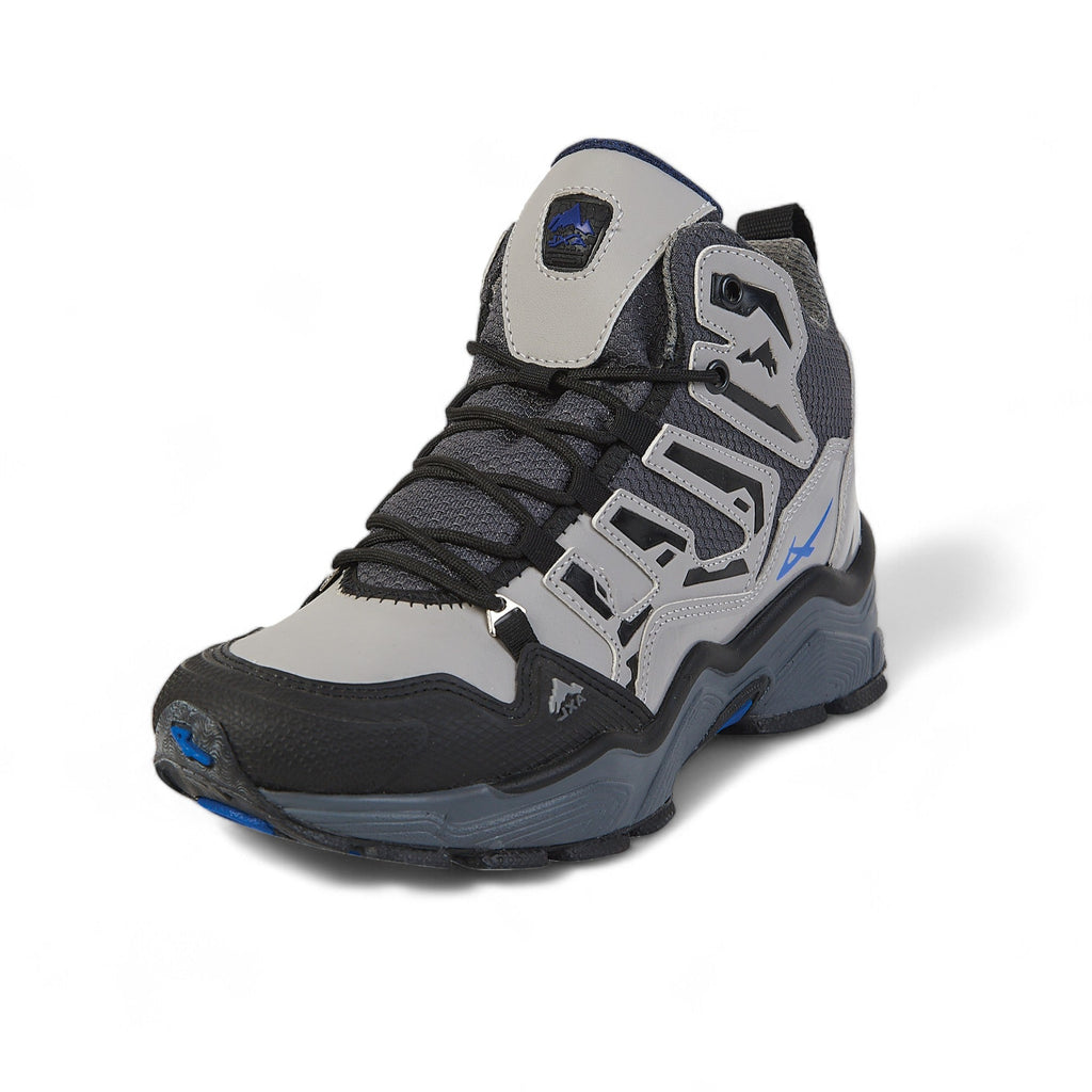 Tenis senderismo - 743 Gris / Negro / Azul