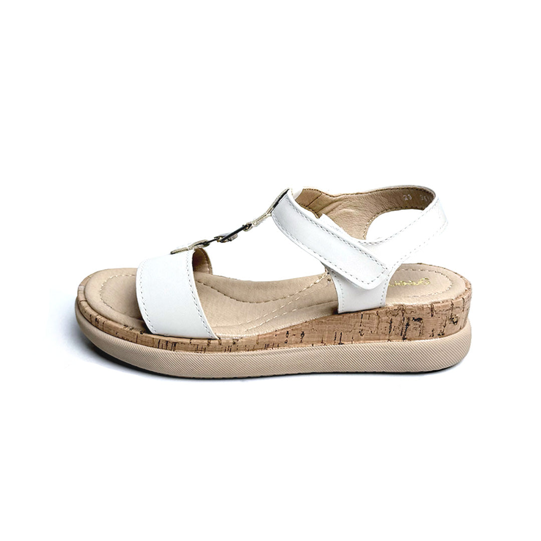 Huarache plataforma pequeña Yuyin - 96113 Latte
