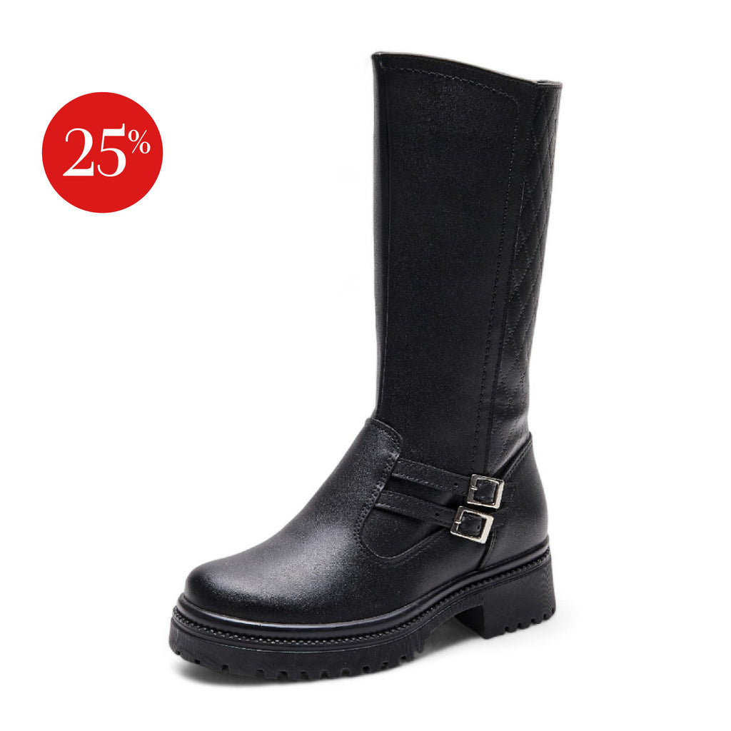 Bota larga Yuyin - Modelo 25551 Negro