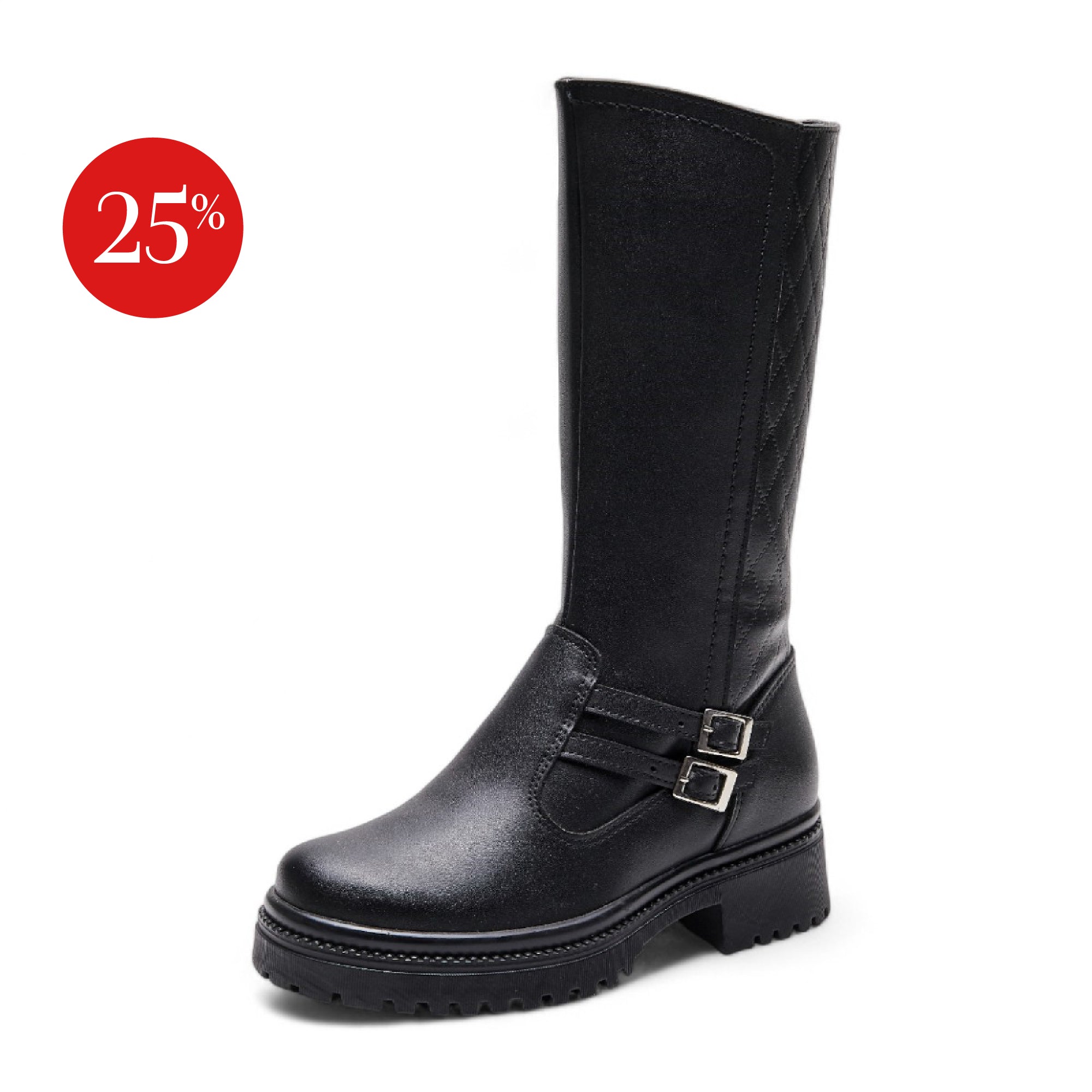 Bota larga Yuyin - Modelo 25551 Negro