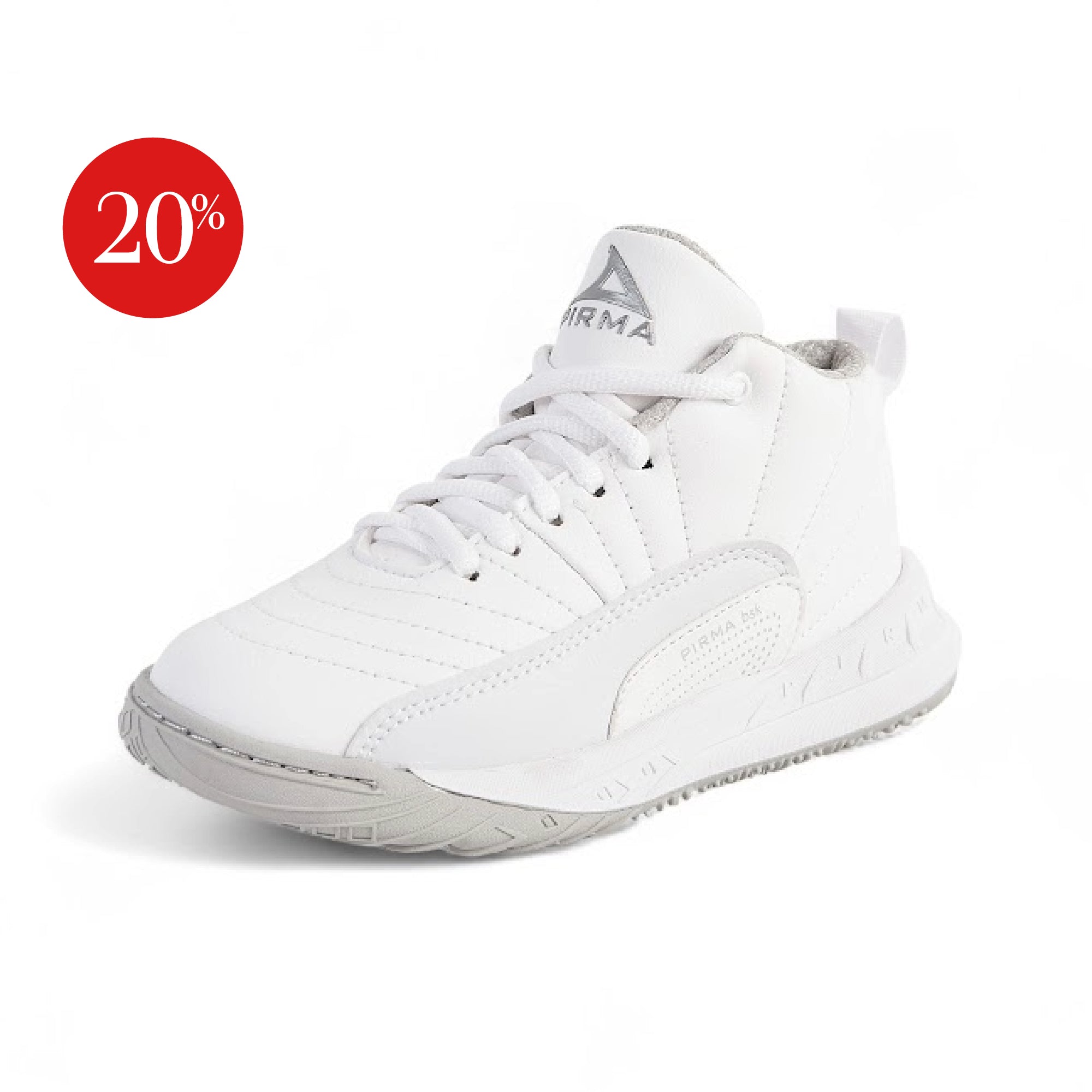 Tenis deportivo de bota Pirma - 2015 Blanco