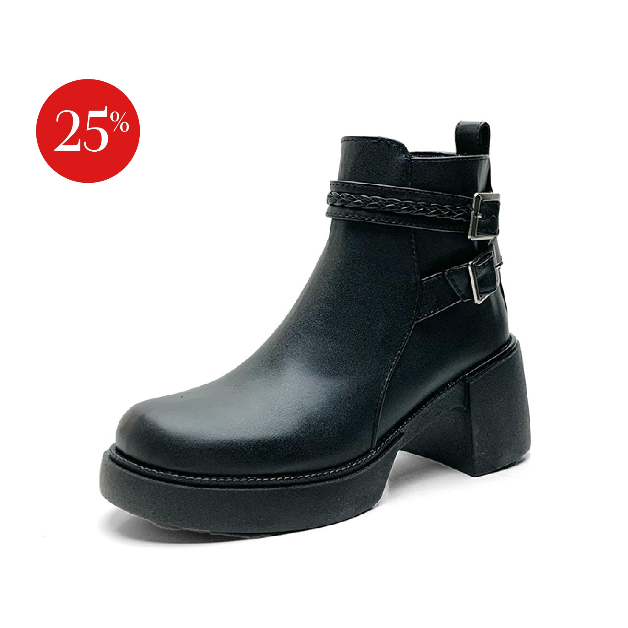 Botín alto Daniel García - 8013 Negro