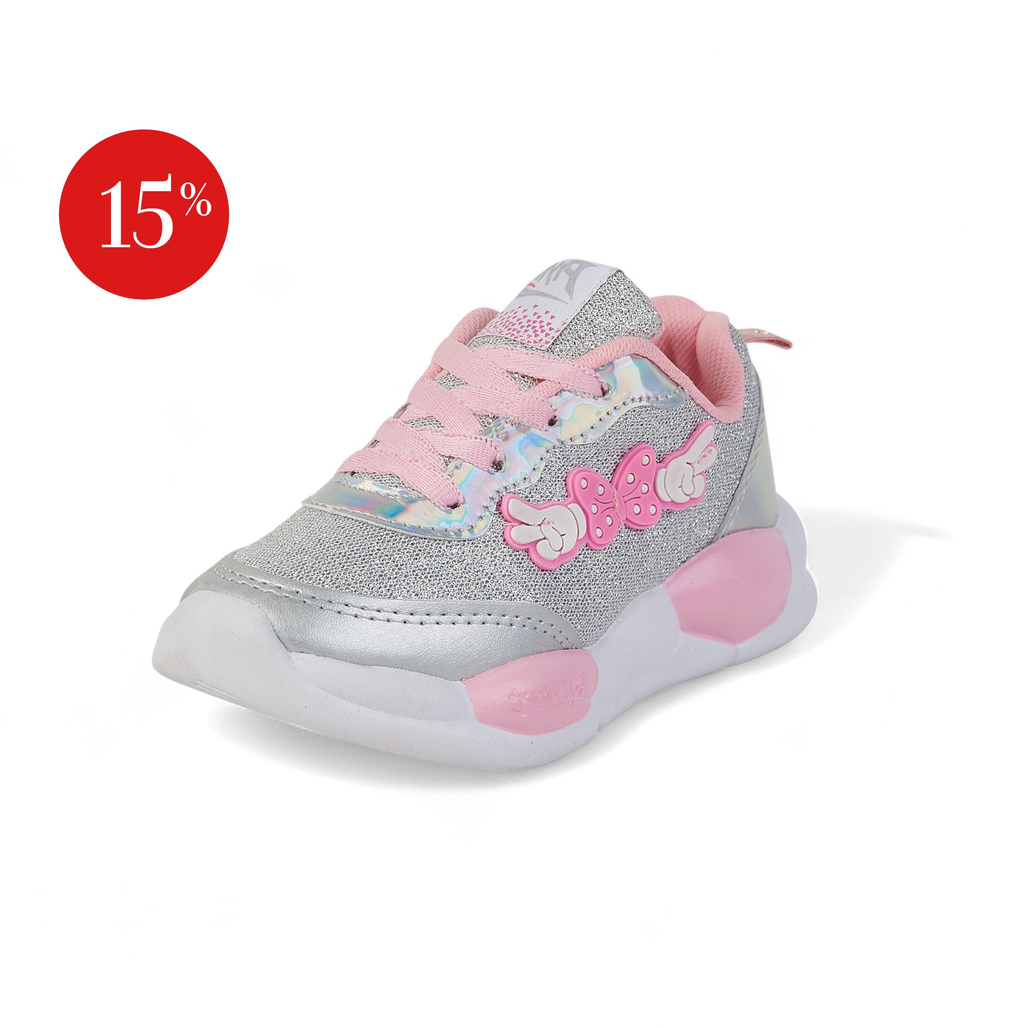 Tenis deportivo - 610 Plata / Rosa