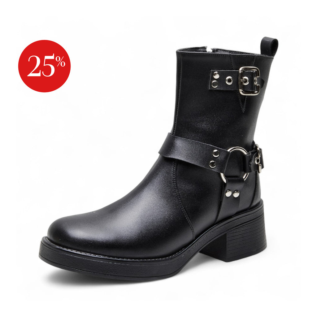 Botín alto Daniel García - B102 Negro