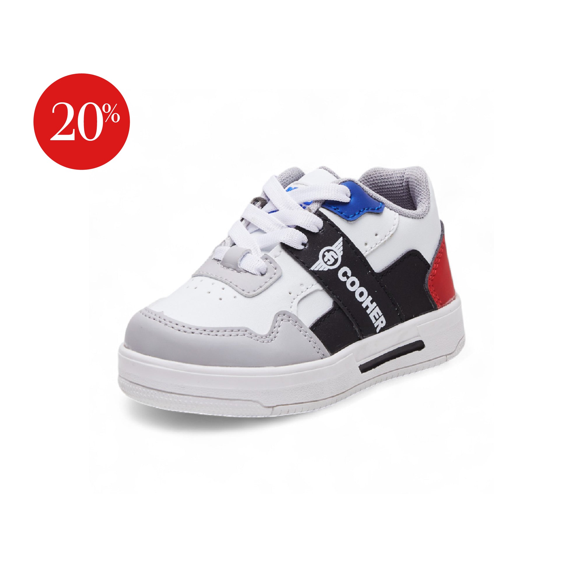 Tenis casual - 65 Blanco / Negro