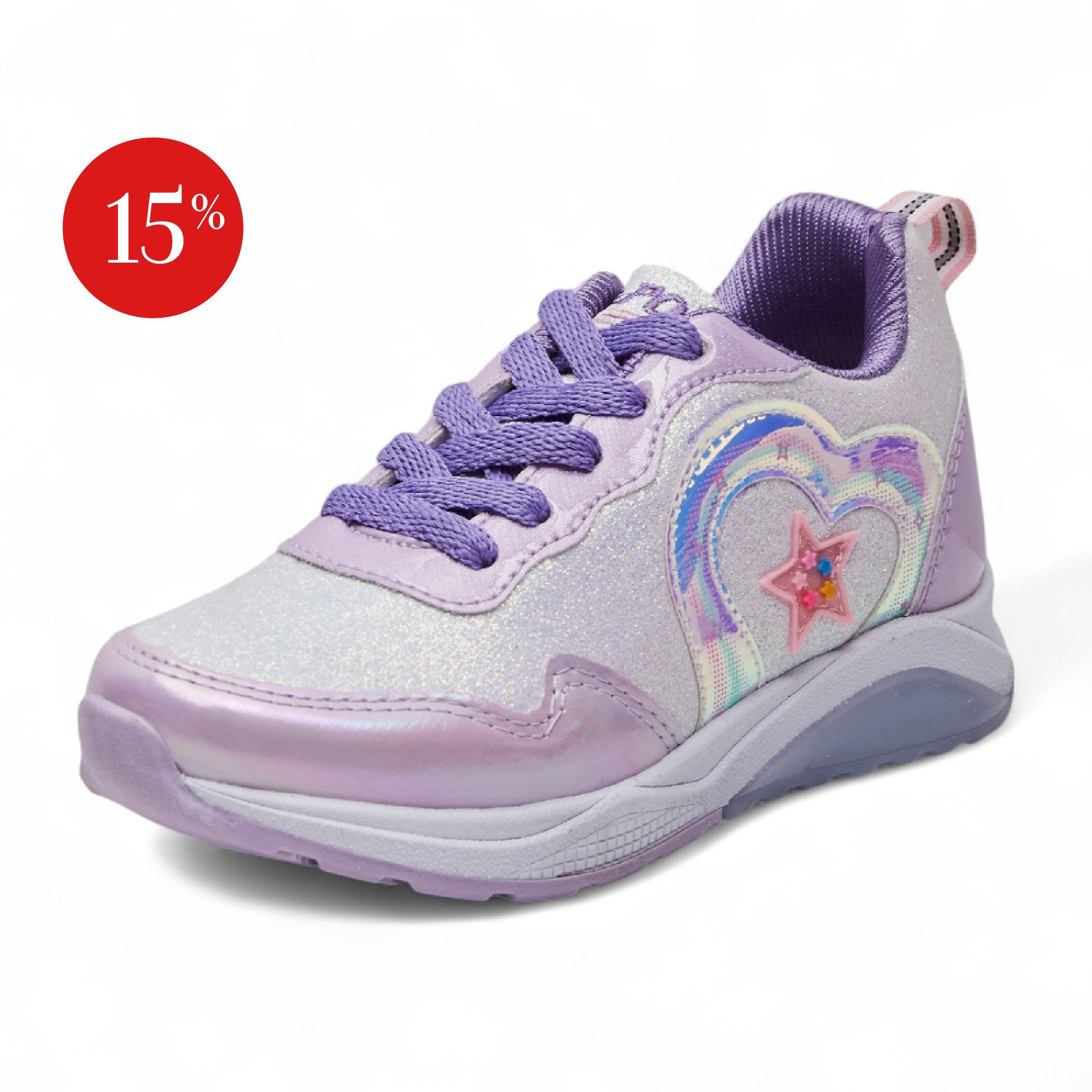 Tenis deportivo - 260 Blanco / Lila