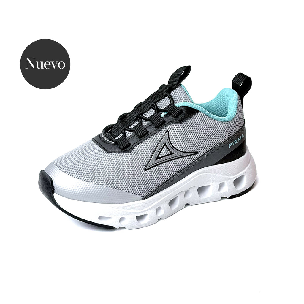 Tenis deportivo Pirma Brasil - 8026 Gris / Negro