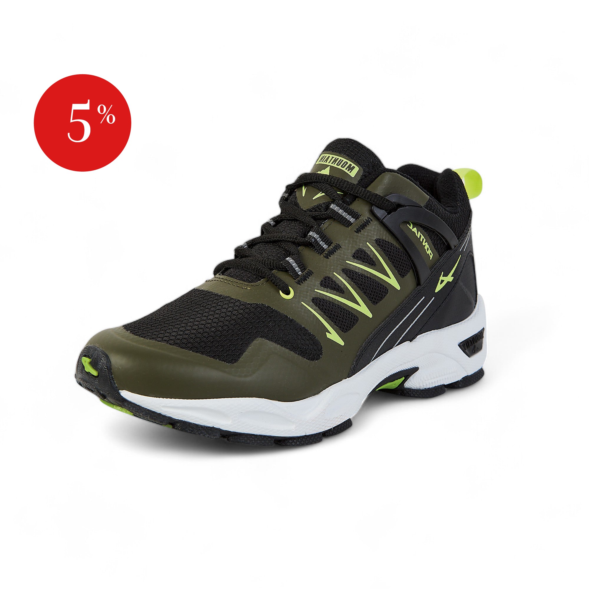 Tenis deportivo - 727 Negro / Verde / Neón