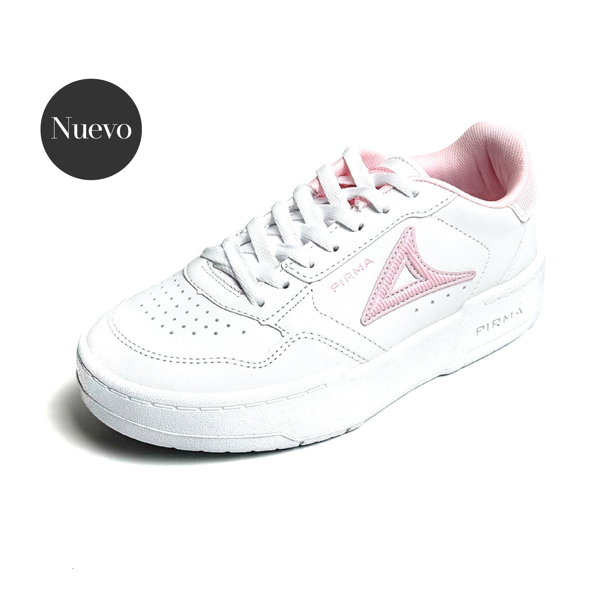 Tenis casual Pirma - 5083 Blanco / Rosa