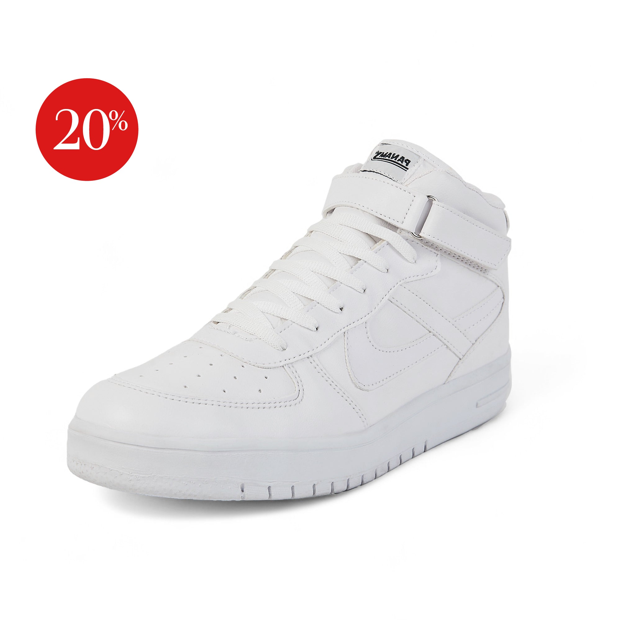 Tenis casual de bota - 10301 Blanco