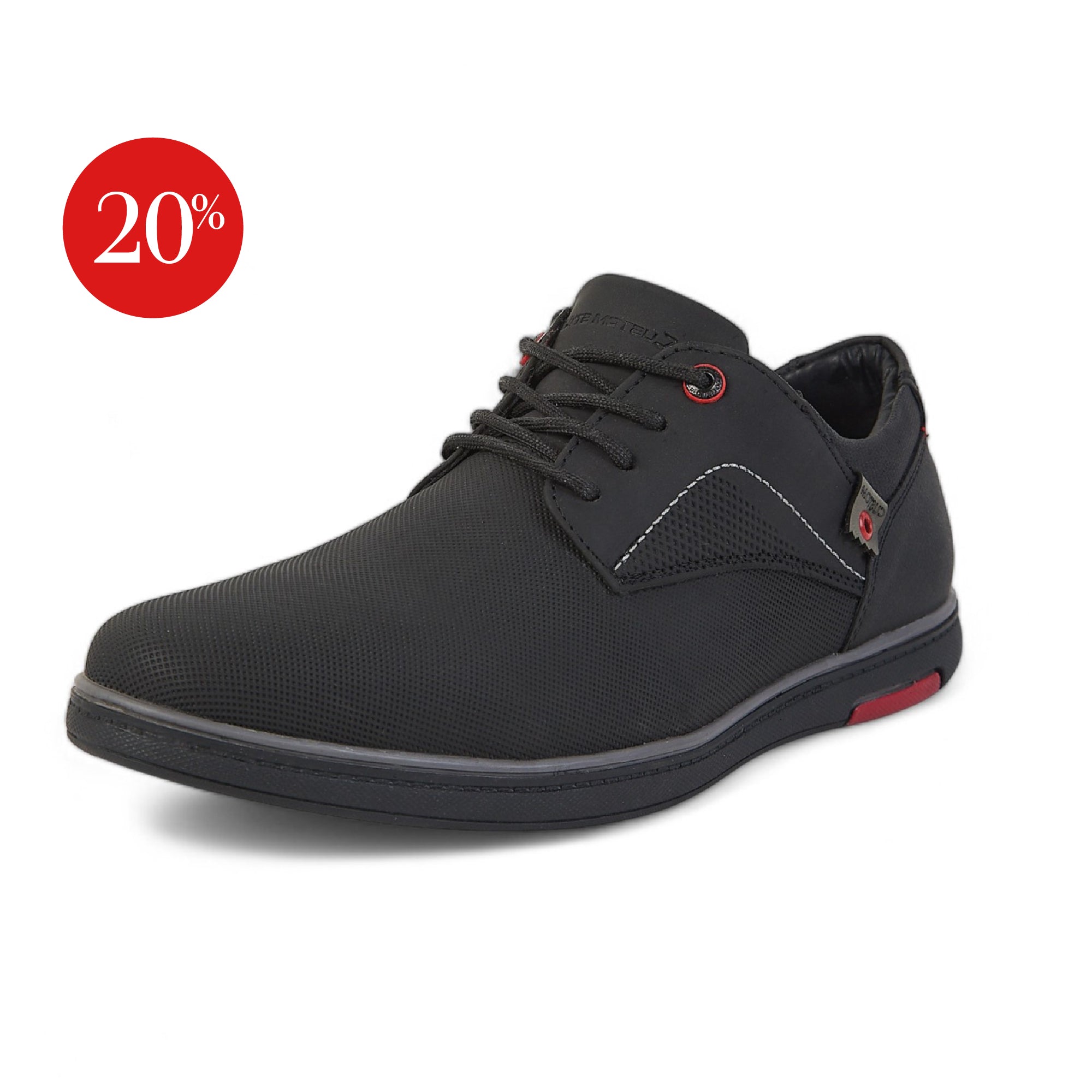 Vestir - 5814 Negro / Gris / Rojo