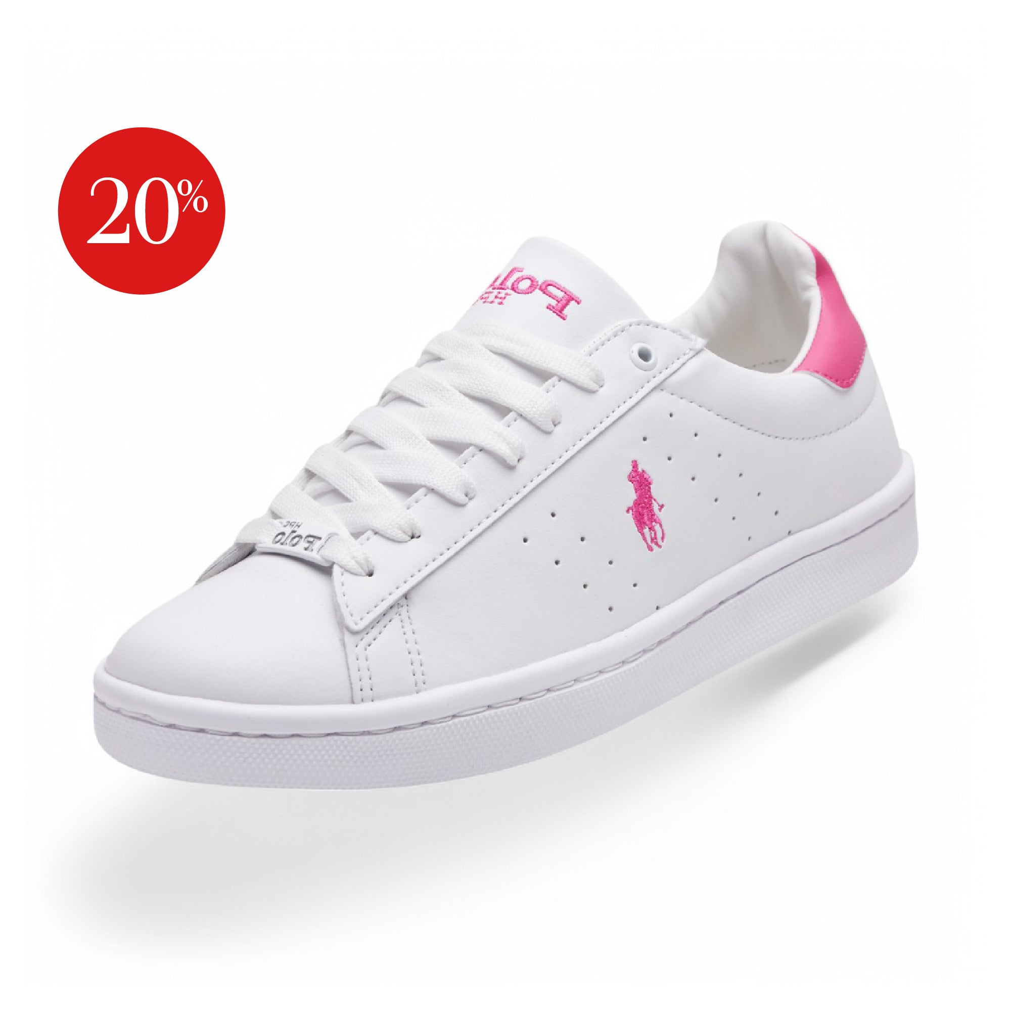 Tenis casual Polo - 313 Blanco / Fiusha