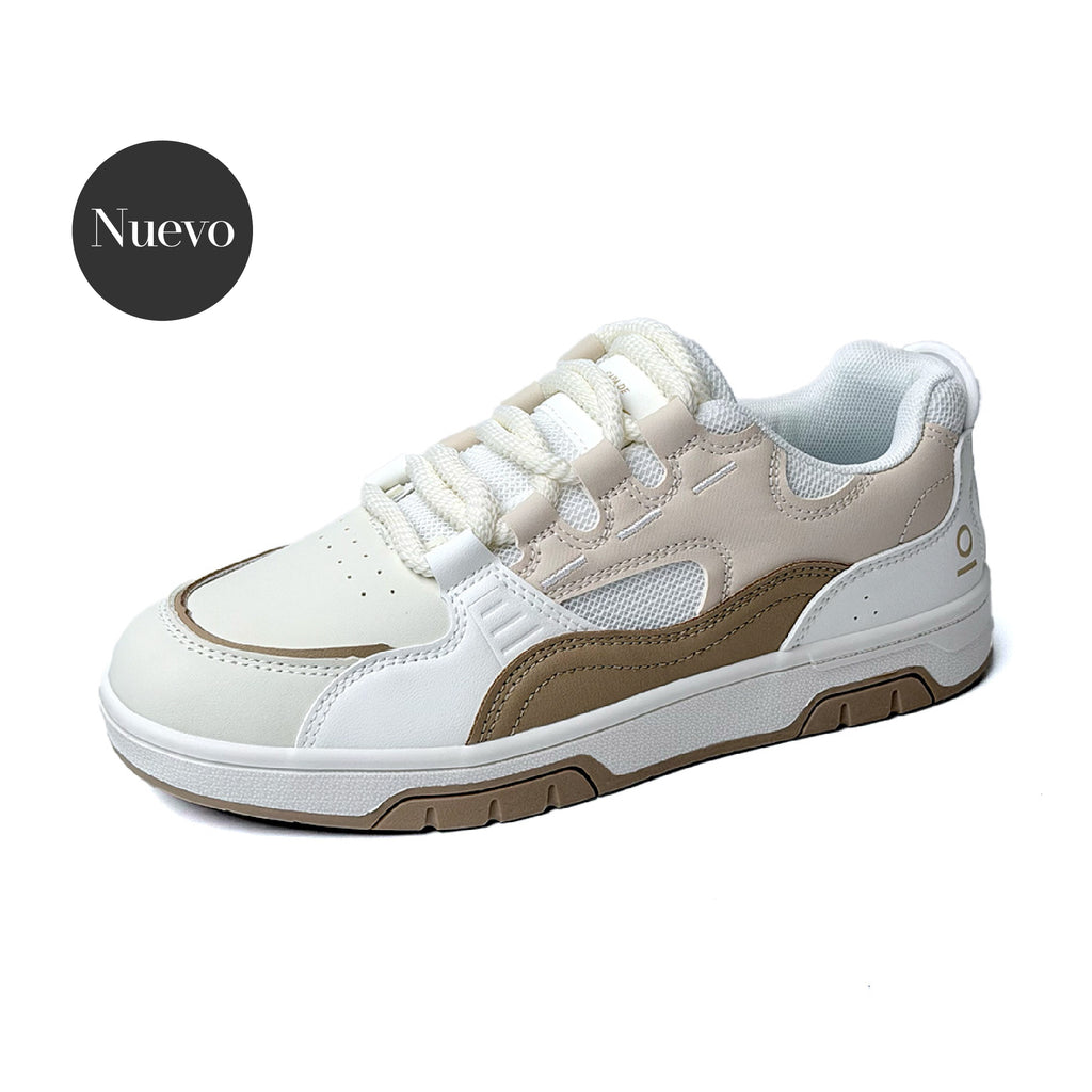 Tenis casual Capa de Ozono - 689401 Blanco / Beige