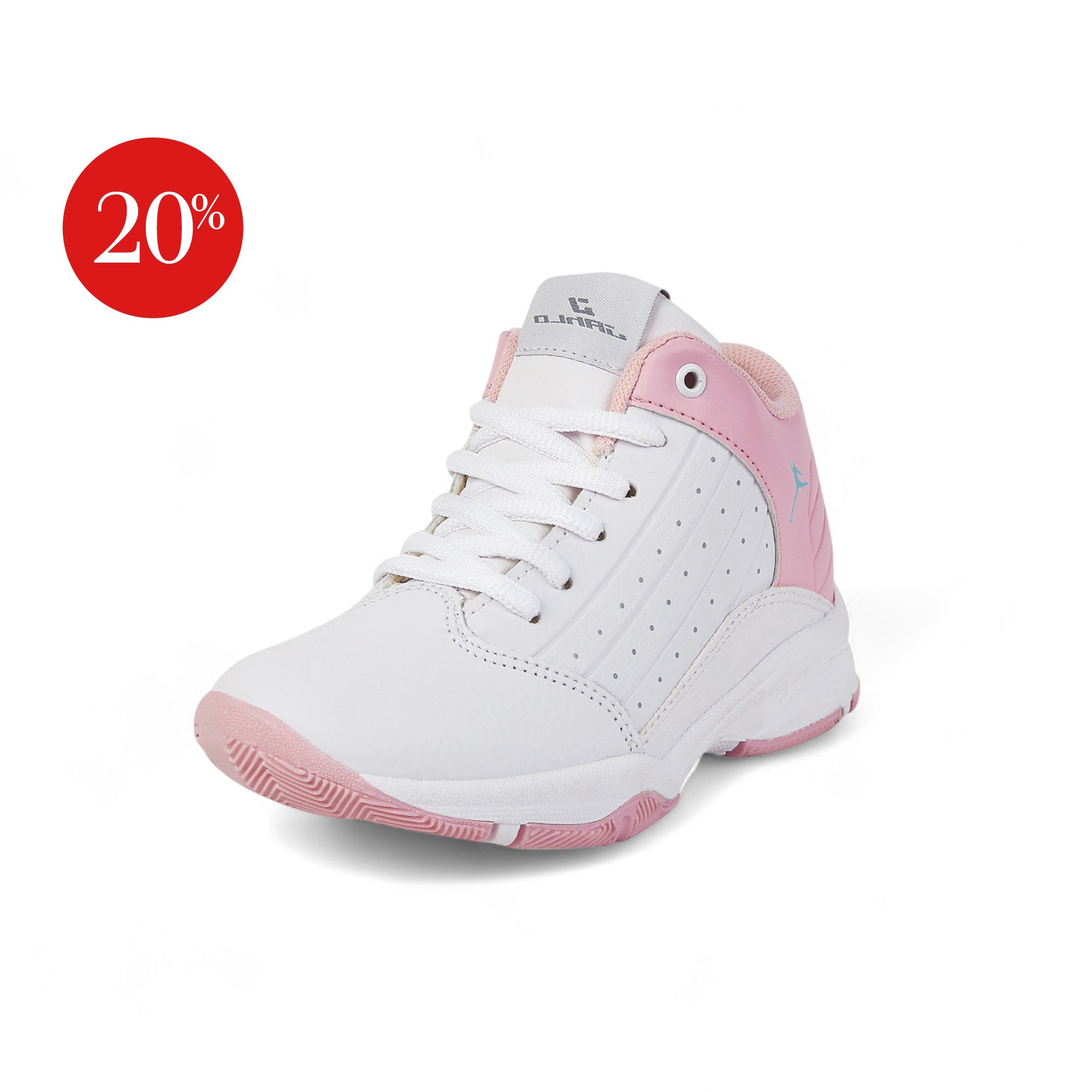 Tenis deportivo de bota - 588 Blanco / Rosa