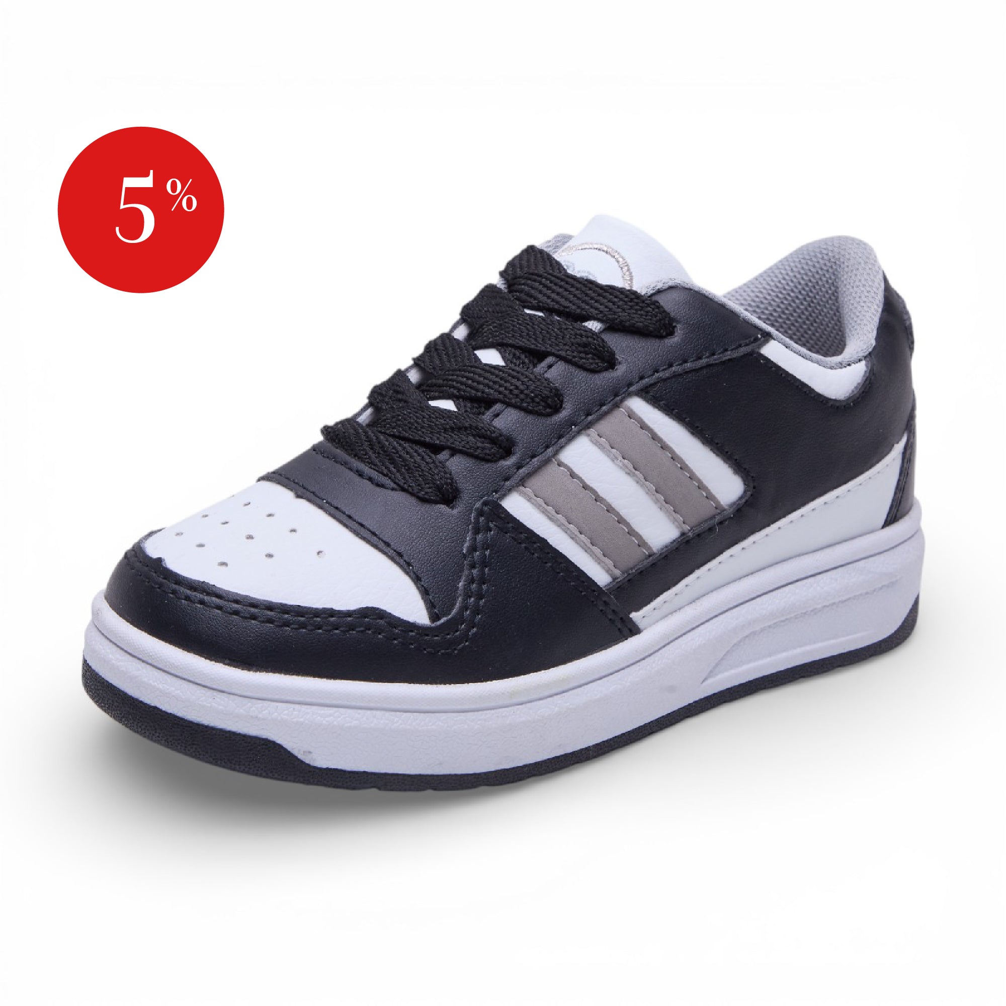Tenis casual - 2036 Negro / Blanco