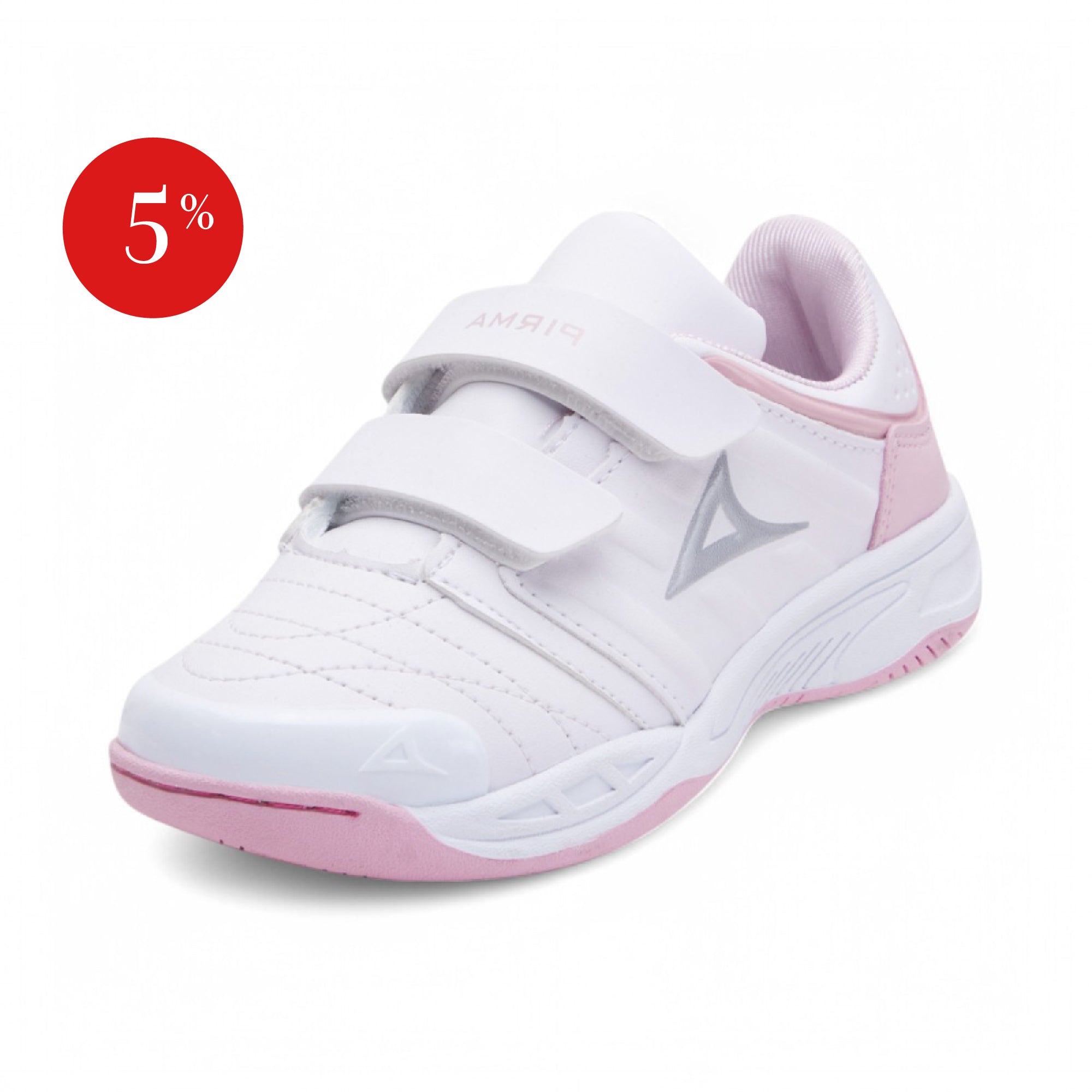Tenis deportivo Pirma - 7005 Blanco / Rosa