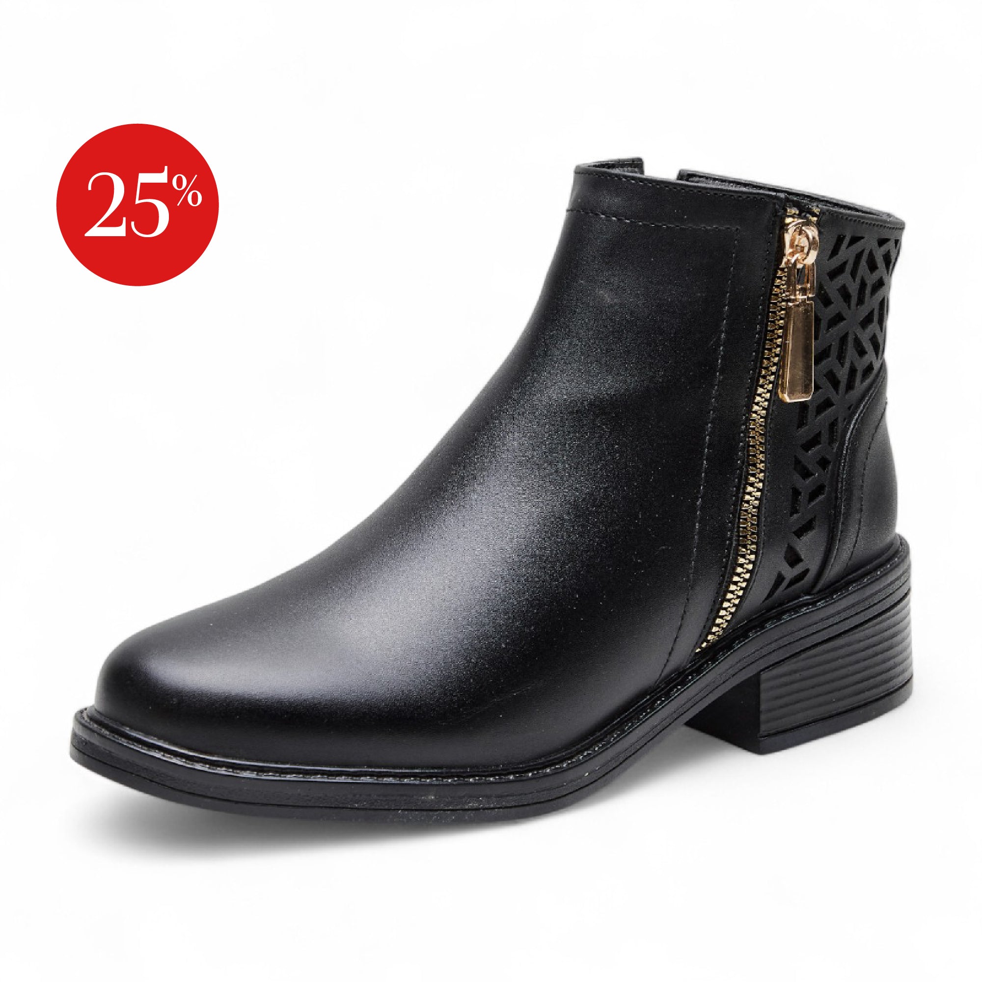 Botín alto - Modelo 6512 Negro