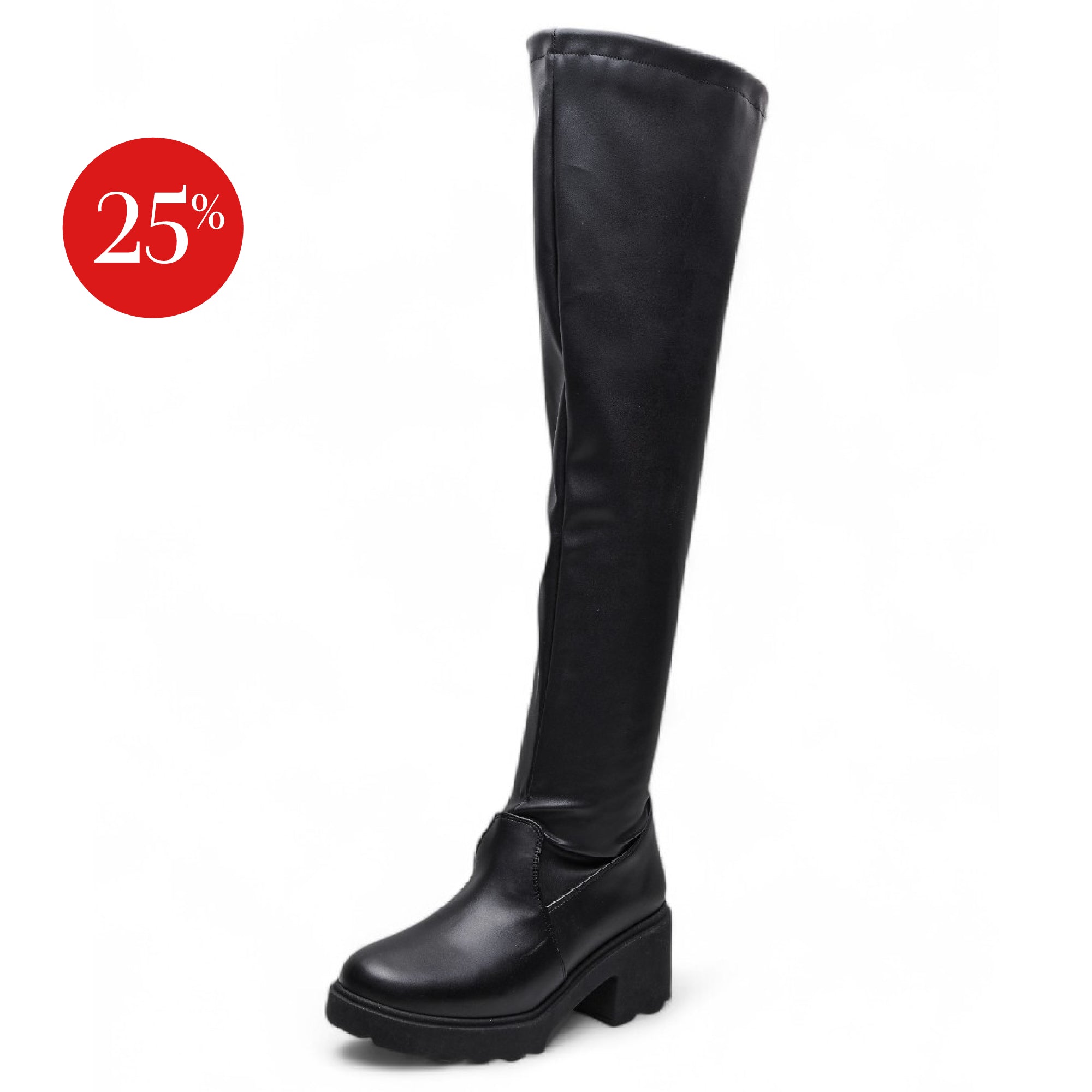 Bota alta - Modelo 9008 Negro