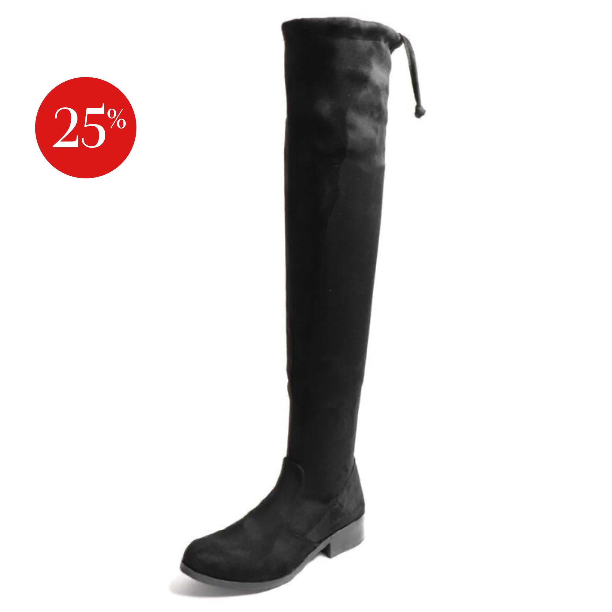 Bota alta - 17401 Negro