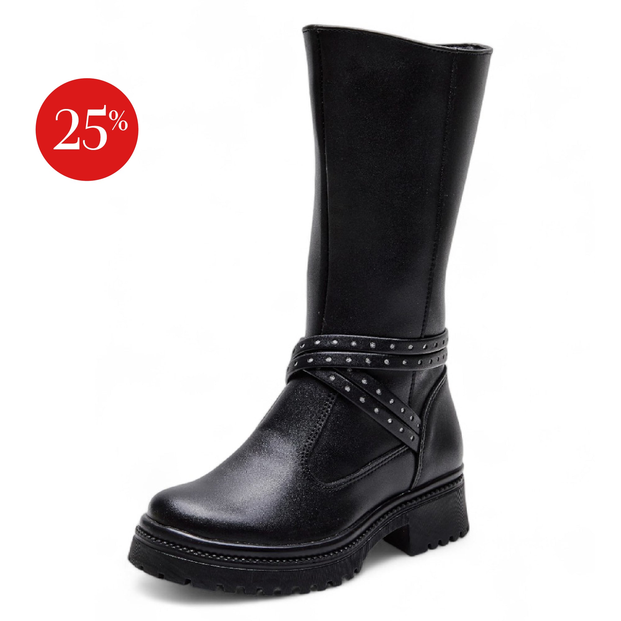 Bota larga Yuyin - Modelo 25552 Negro