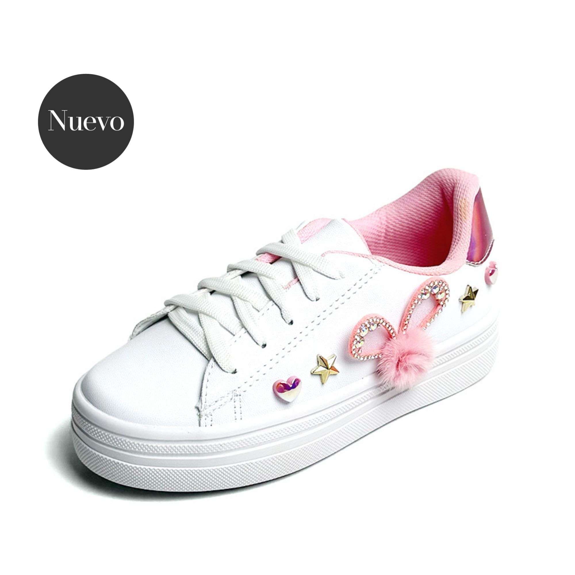 Tenis casual - 16 Blanco / Rosa