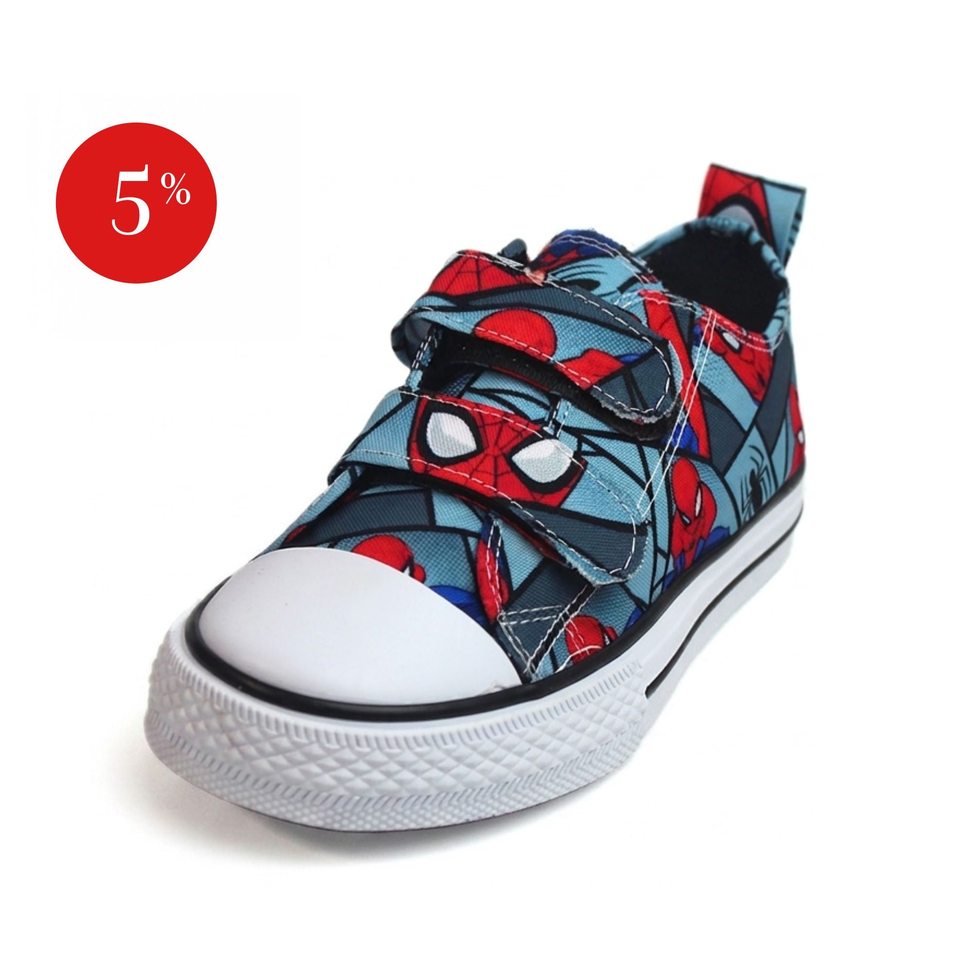 Tenis casual - 150-p Spider Man Gris