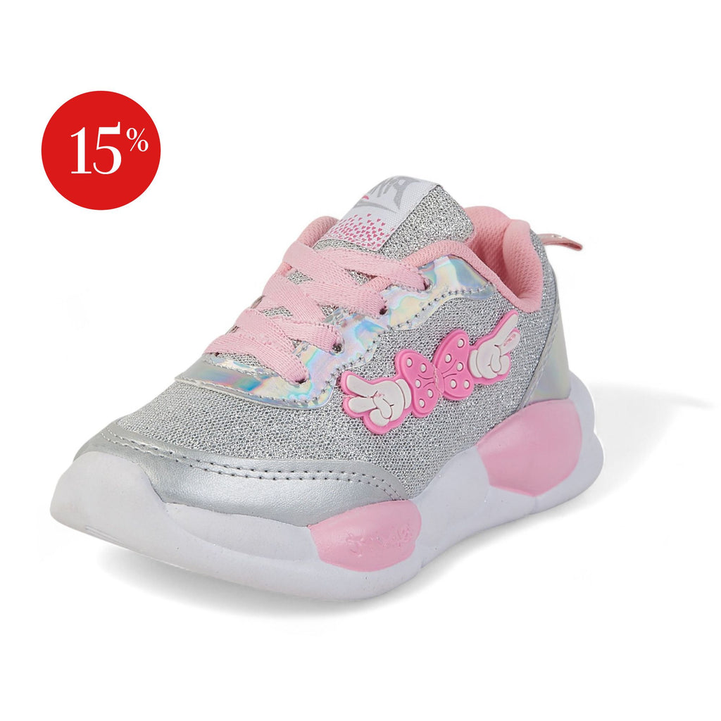 Tenis deportivo - 610 Plata / Rosa