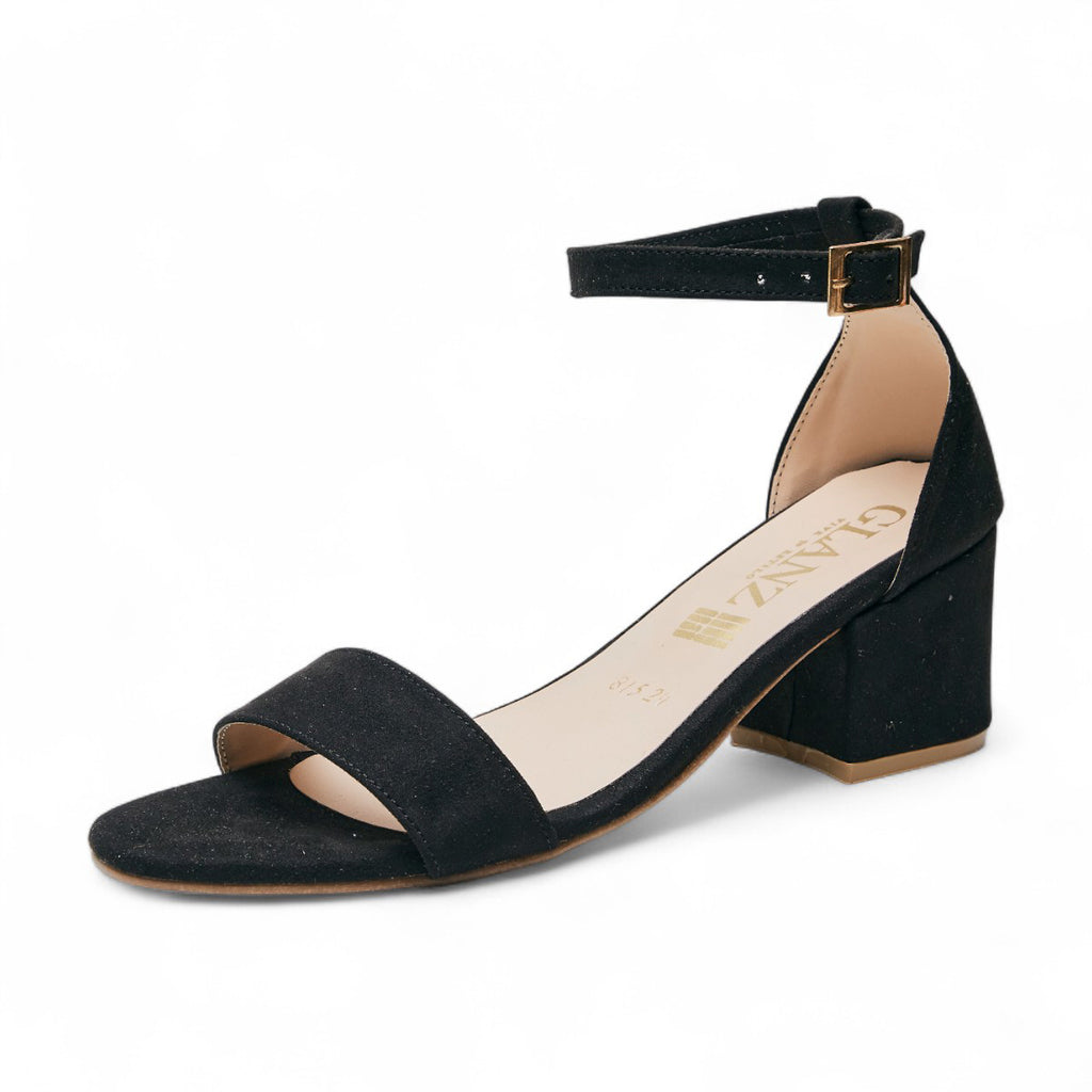 Zapatilla tacón bajo - 815-1 Negro