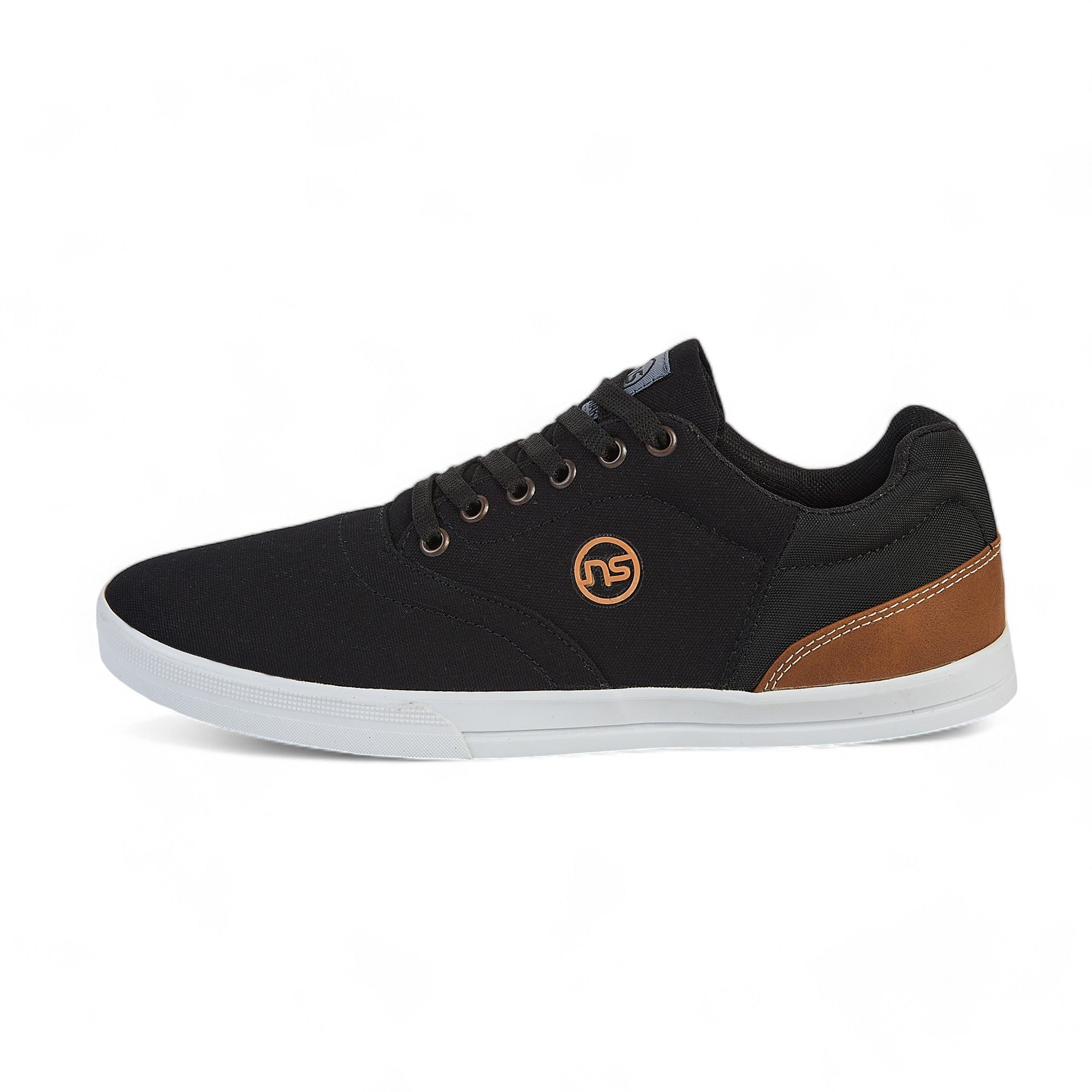 Tenis casual - NS-65 Negro / Camel