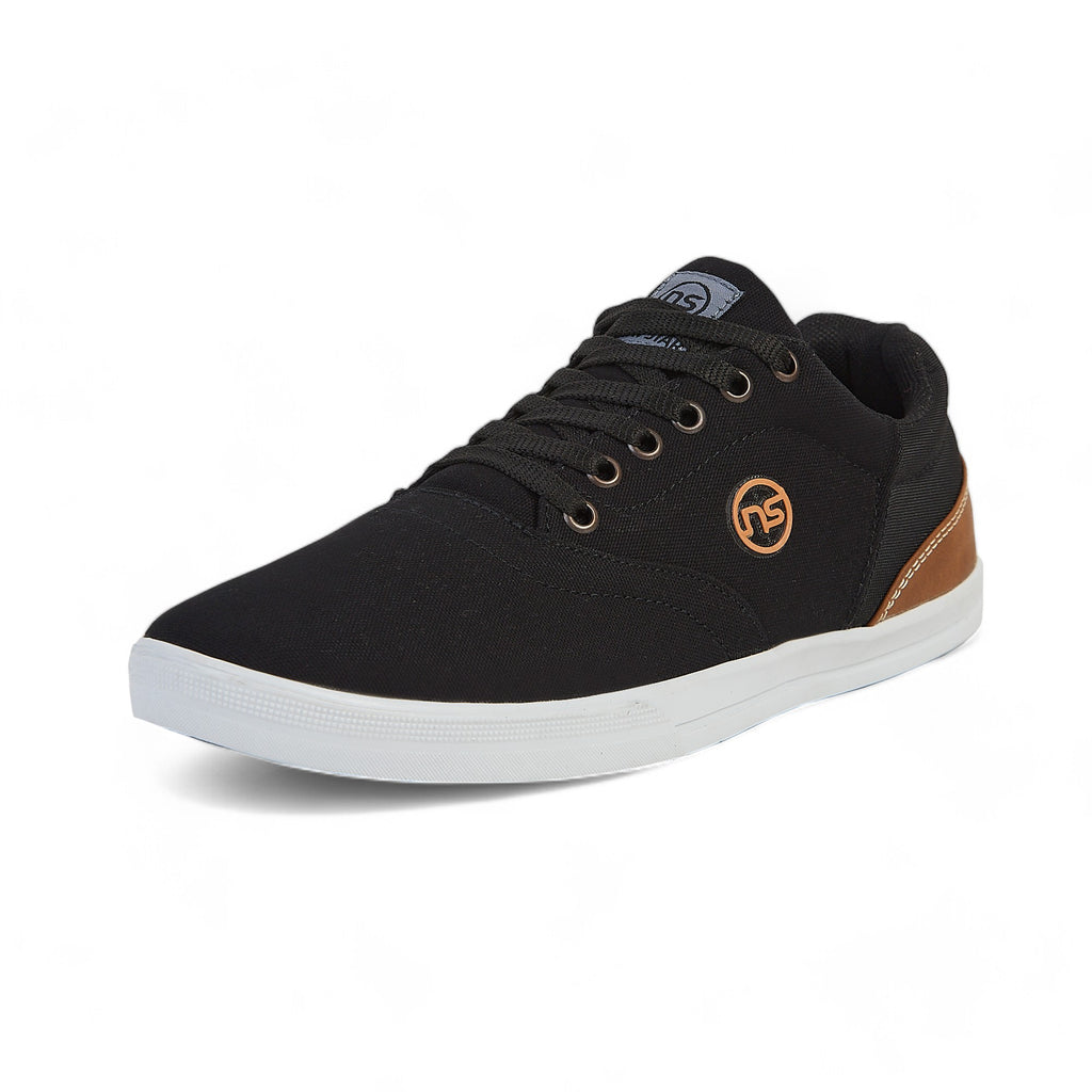 Tenis casual - NS-65 Negro / Camel