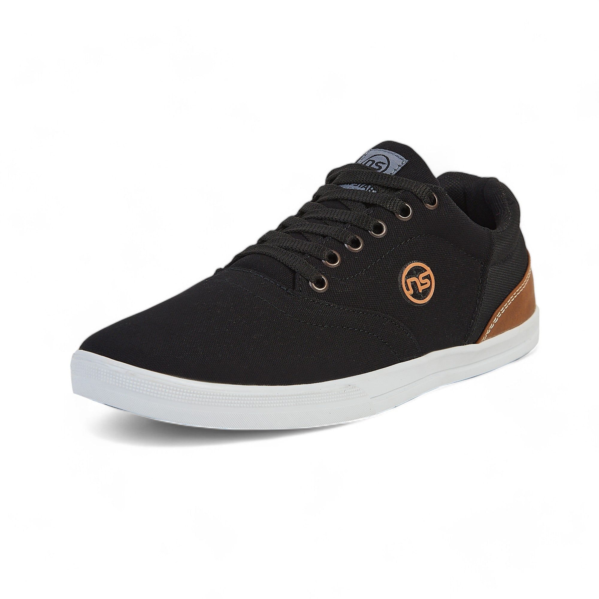 Tenis casual - NS-65 Negro / Camel
