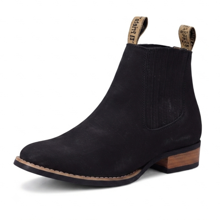 Botín Vaquero - Modelo 48 Negro