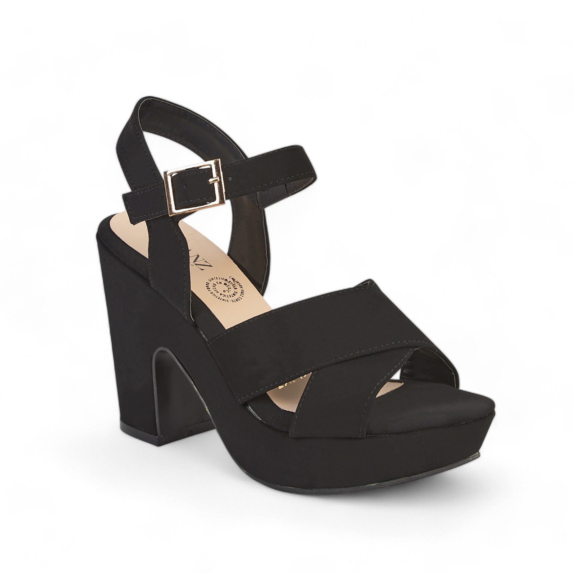 Zapatilla plataforma - 450 Negro