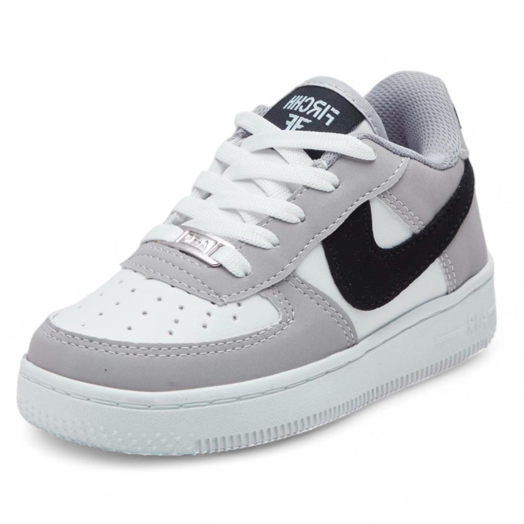 Tenis casual - 4300-1 Gris / Blanco / Negro